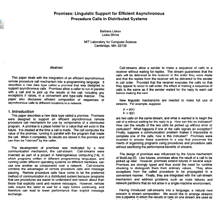 Promises paper preview